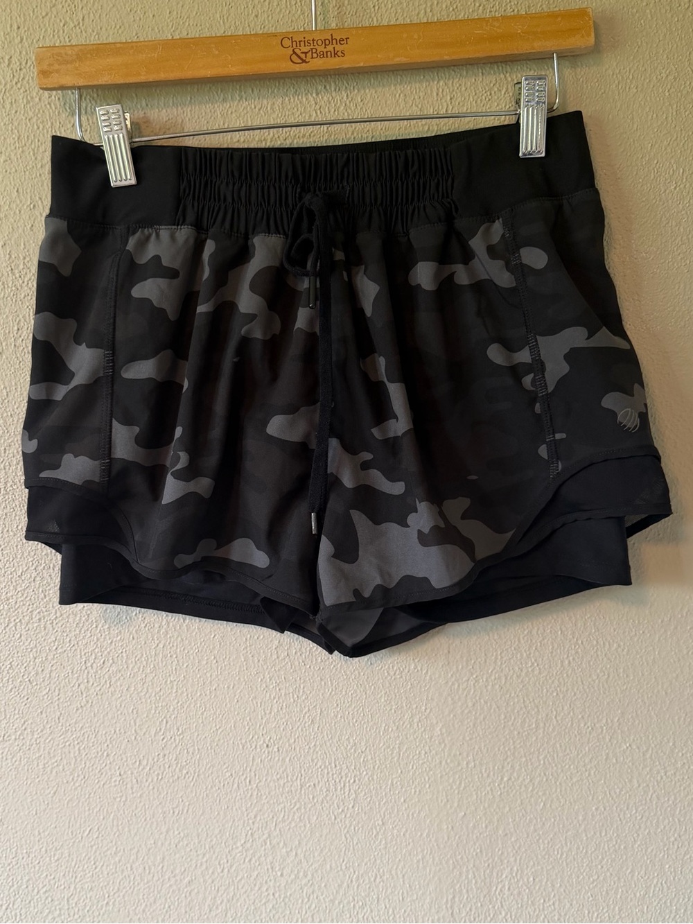 MPG Camo Athletic Shorts with Built-In Spandex – Women’s Medium